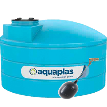 CISTERNA AQUAPLAS CON VALVULA Y FLOTADOR 5000 LTS